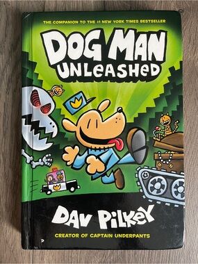 Dog Man Unleashed Hardcover Book by - Dav Pilkey
